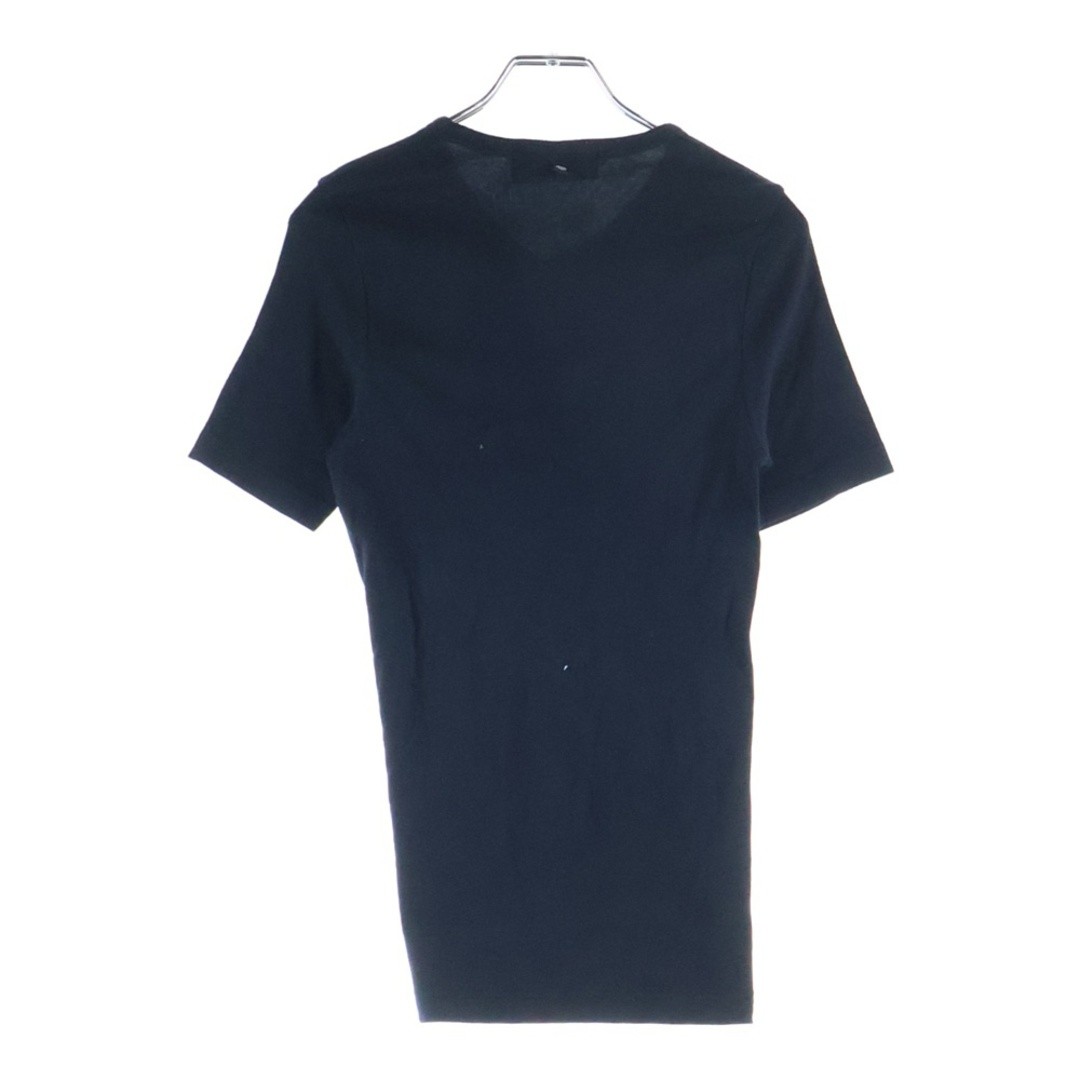 CHROME HEARTS V Neck S Tee Crew Short Sleeve T-shirt Plain Black Used 865ddb15b5 thumbnail 2