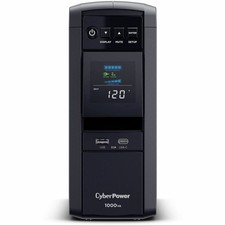 CyberPower CP1000PFCLCDTAA UPS 1000VA 600W PFC Compatible Pure Sine Wave