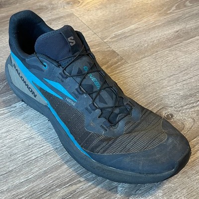 Salomon Genesis Matryx Trail Running Shoes Gray Blue Mens 13  display picture 1