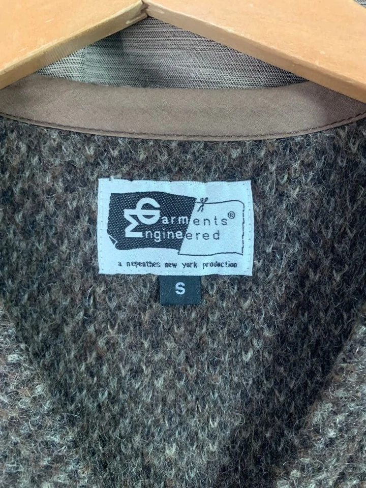Engineered Garments Wool Vest Brown Size S - Image 2 of 4