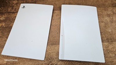 SONY PLAYSTATION 5 PS5 - OFFIZIELLE WEISSE EDITION ABDECKPLATTEN ABDECKUNGEN DISK #GS1