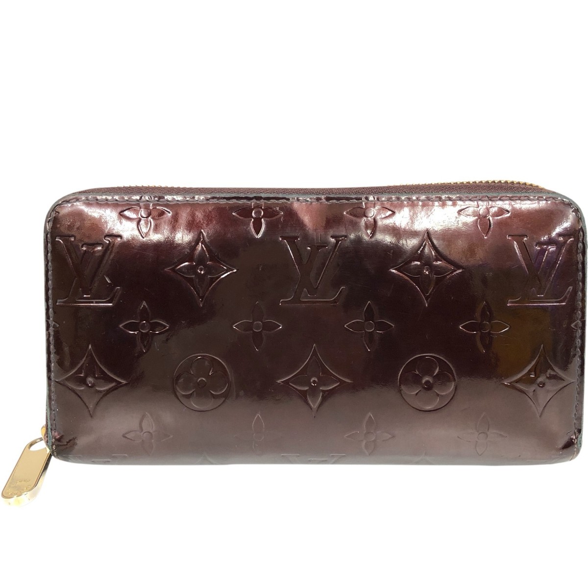 Auth Louis Vuitton Zippy Wallet Long Wallet Monogram Vernis M93522