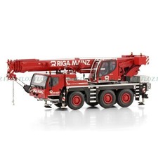 1:50 LIEBHERR RIGA MAINZ LTM 1050-3.1 WSI Red Pre-assembled Diecast Model