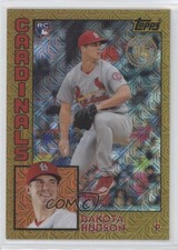 2019 Silver Pack Series 2 1984 Topps Baseball Gold 45/50 Dakota Hudson 0t2