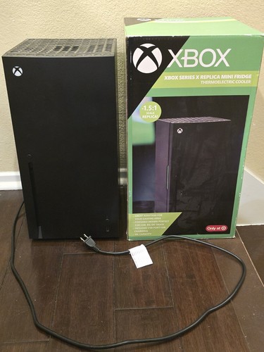 Xbox Series X Replica Mini Fridge Used Tested Works W/ Box Gamer Dorm Man Cave 