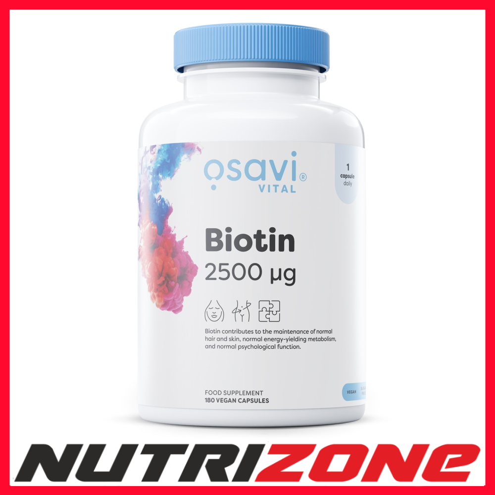 Osavi Biotin 2500mcg - 180 vegan caps