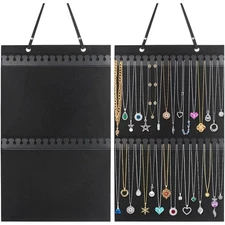 Hanging Necklace Holder Large Jewelry Organizer Display Storage Hanger for