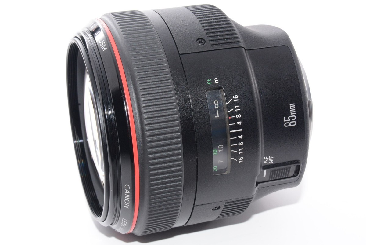 【美品】CANON EF85mm F1.2L II USM N.MINT] Canon EF 85mm f1.2 L II USM Lens From JAPAN #j7706