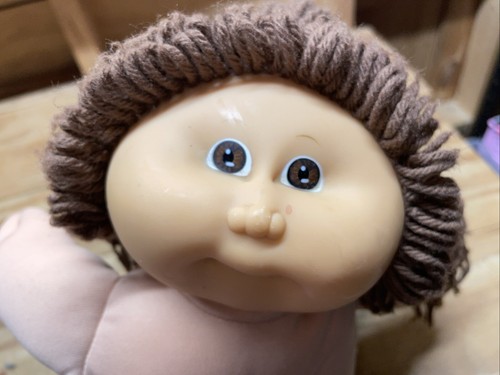 Vintage Cabbage Patch Girl Doll 1978-1982 Brown Hair & Eyes 17” Fast Shipping - Picture 4 of 11