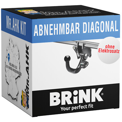 Für BMW 3er F31 12-14 Anhängerkupplung abnehmbar von Brink NEU mit ABE EBA