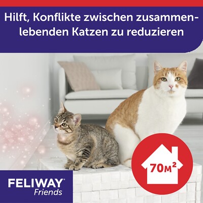 FELIWAY Friends Starter Kit Plug-In Calming Diffuser & Refill - Foto 8
