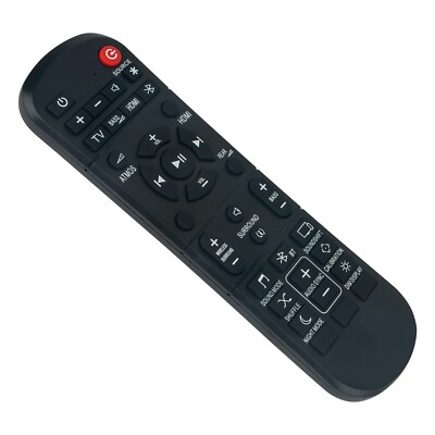 New Replace Remote for JBL Bar 9.1/5.1/2.0/2.1/3.1 CH Soundbar JBLBAR913DBLKAM
