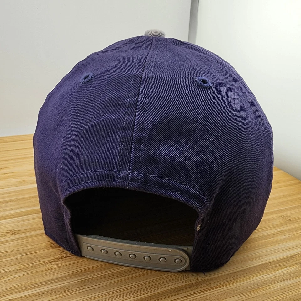 Gorra Georgetown Hoyas, Plateada y Azul Marino, Jack el Bulldog, New Era, Snapback Foto 3 de 4