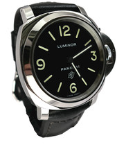 Panerai Luminor Base Logo Pam 1000 Manual Wind Stainless Steel Watch 6
