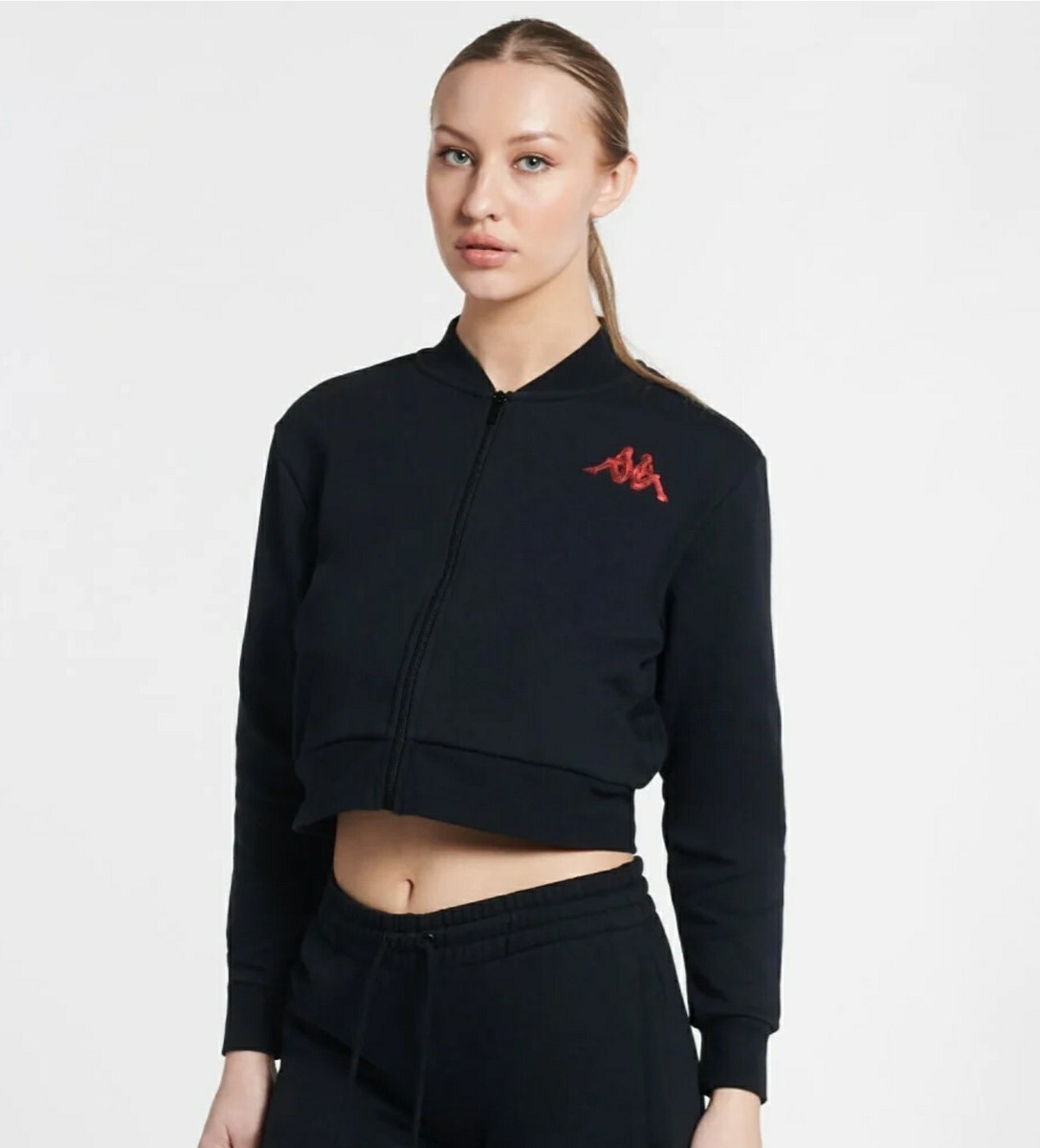 Kappa Authentic Ginkle Cropped Women's Track Jacket - Size Large