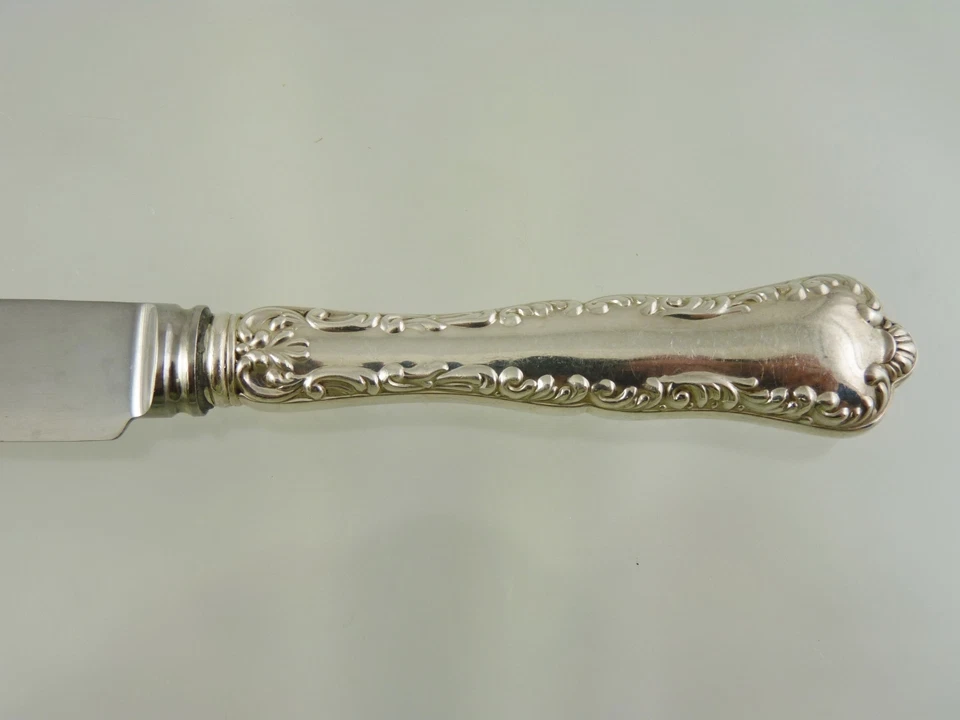 CUCHILLO DE CENA LOUIS XV 1914 HOJA FRANCESA HH DE BIRKS Foto 2 de 4