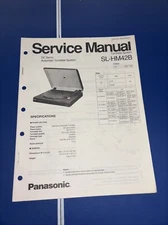 Panasonic Service Manual  Speaker System SL-HM42 B Turn Table System