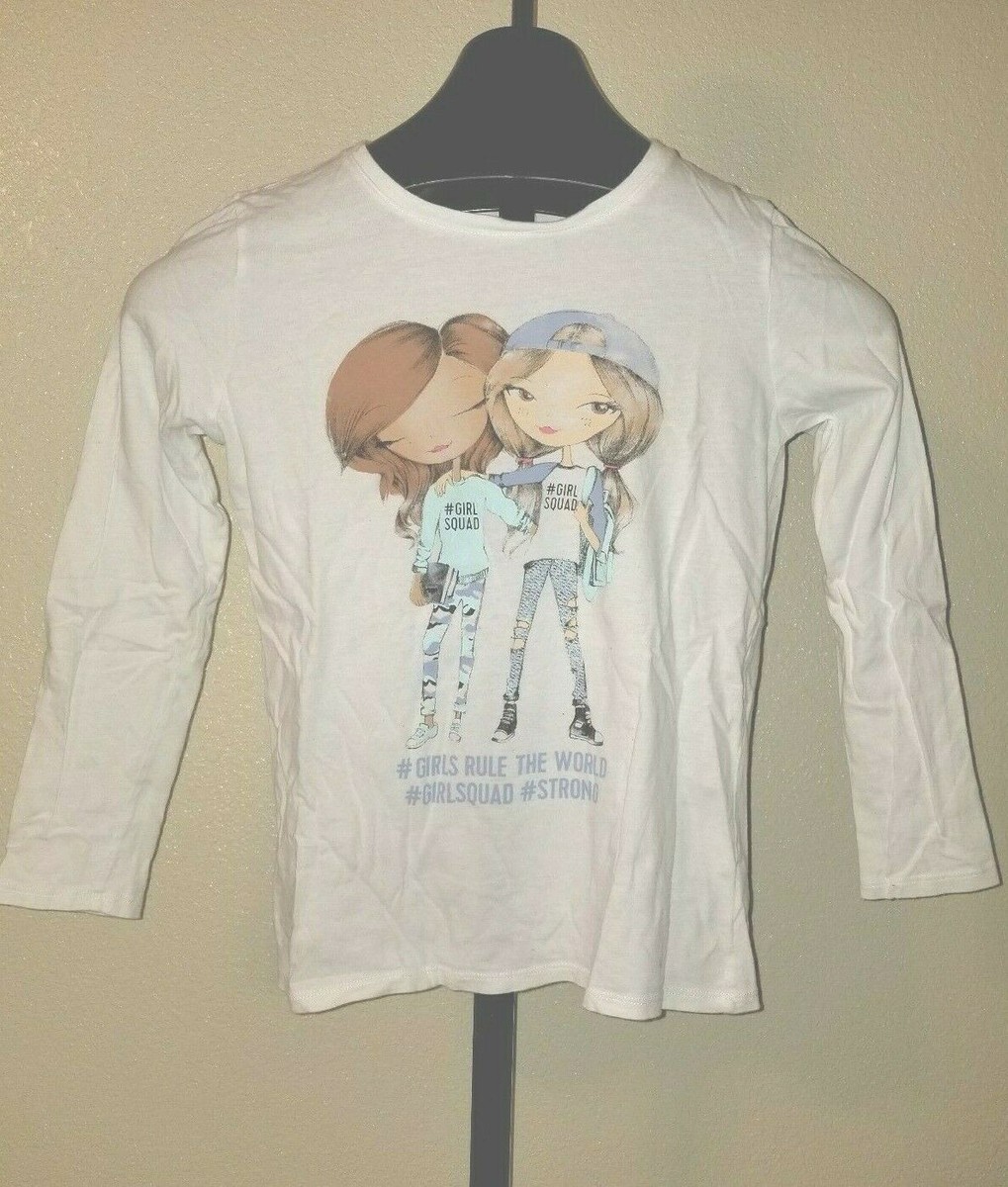 Cute Girl's Rule the World Girl Squad Place Size L 10-12 long