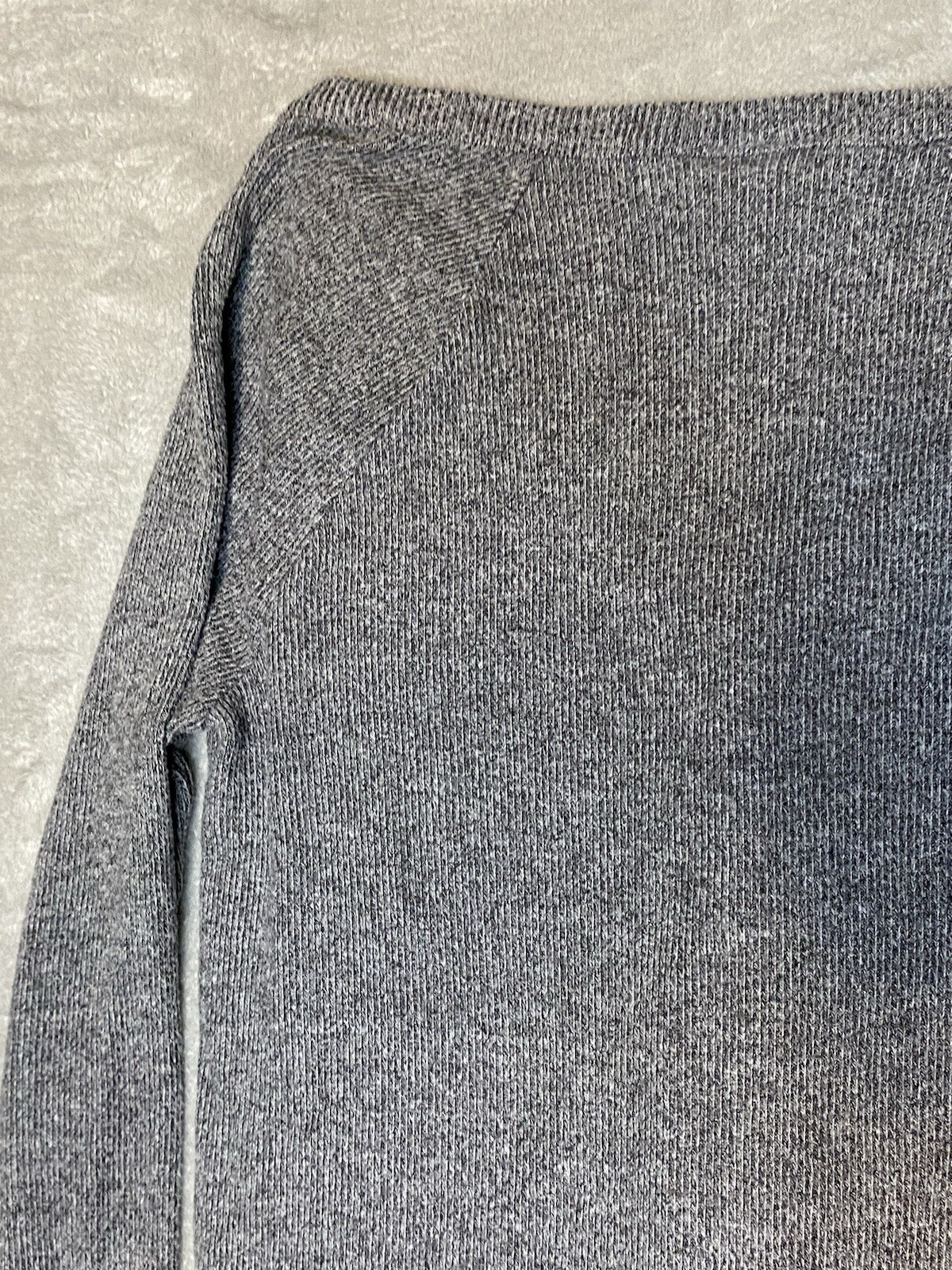 Universal Thread Marbled Gray Knit Long Sleeve He… - image 10