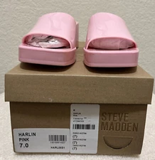 STEVE MADDEN HARLIN Sandals Pink New.
