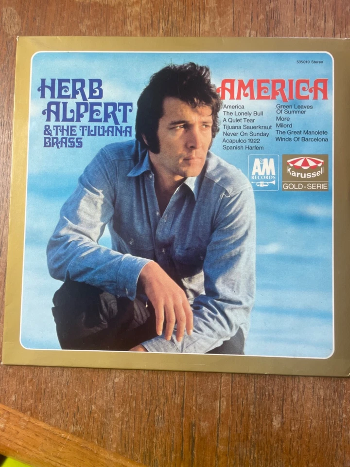 Herb Alpert & The Tijuana Brass – America LP German Import Karussell VG - Image 2 of 4