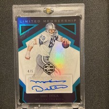 2019 Panini Limited Membership Mike Ditka Auto 4/5 #LM-MD