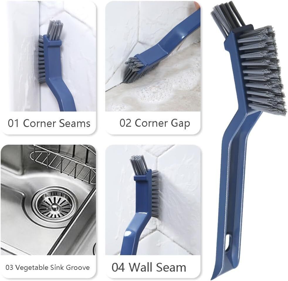 Hard Bristle Crevice Cleaning Brush, Crevice Gap Cleaning Brush Tool