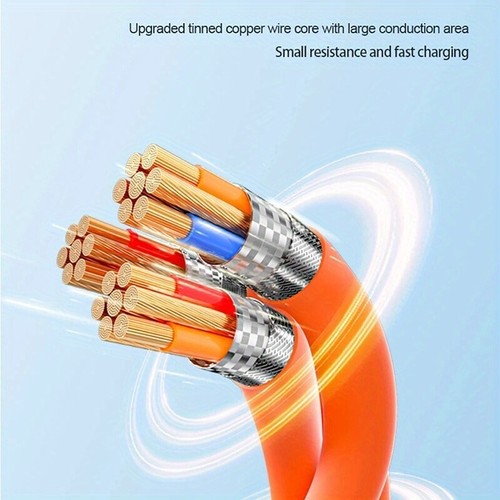 3 in 1 Heavy Duty Braided Long USB Fast Charger Cable Lead For iPhone Samsung - Picture 18 of 20