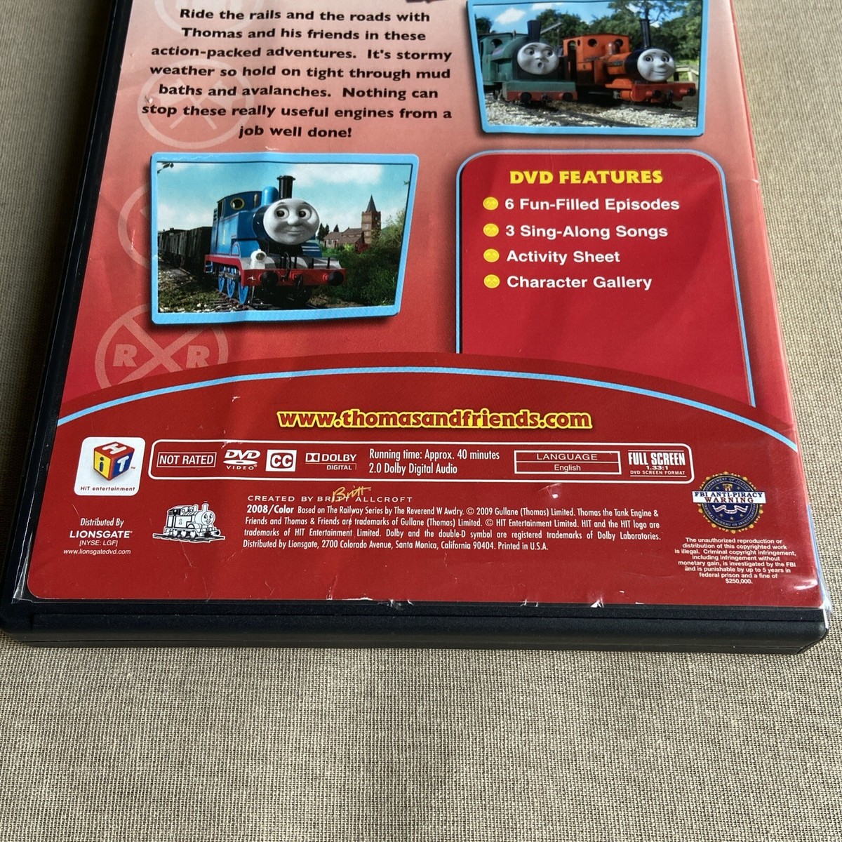 Thomas & Friends: Mud Glorious Mud (DVD 6 Eps.) Tank Engine