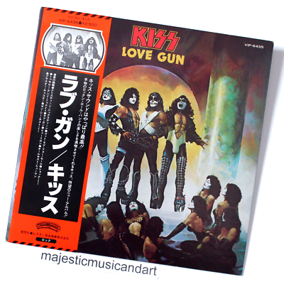 KISS ラブ・ガン love gun 初回オビ 特典付き 美品 NM obi KISS ラブ・ガン love gun 初回オビ 特典付き 美品 NM obi - メルカリ