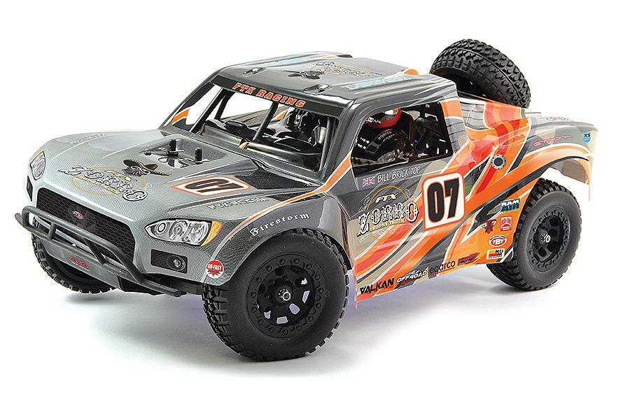 FTX5542O FTX Zorro 1/10 Nitro Fuel R/C Trophy Short Course Truck 4wd RTR Orange