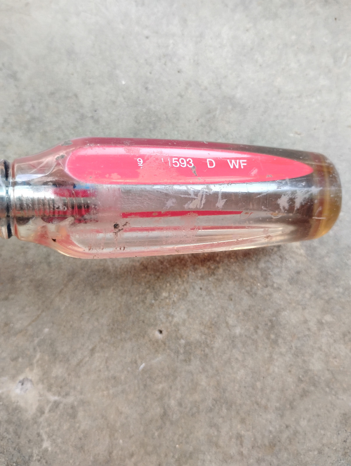 Vintage Craftsman 1/4  Slotted Screwdriver Sears Best Handle 41593 WF USA