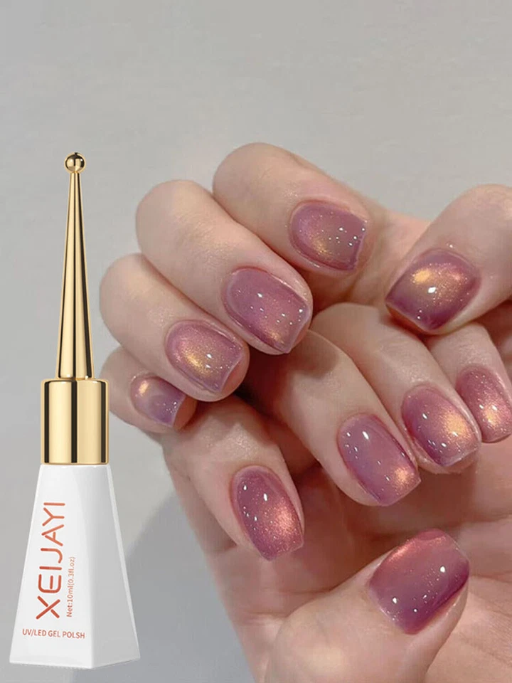 Magnetische Gelpolitik Aus Dem Uv -Gelnagel Aurora Kristallgel Nagellack ∧ - Bild 3 von 4