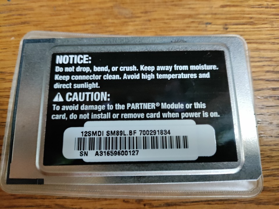 1 Avaya Partner ACS R6 API PC Card 12SMDI 700291834 screen pop Small ...