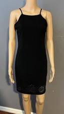 Banana Republic Women Size 0 Sleeveless Dress Black