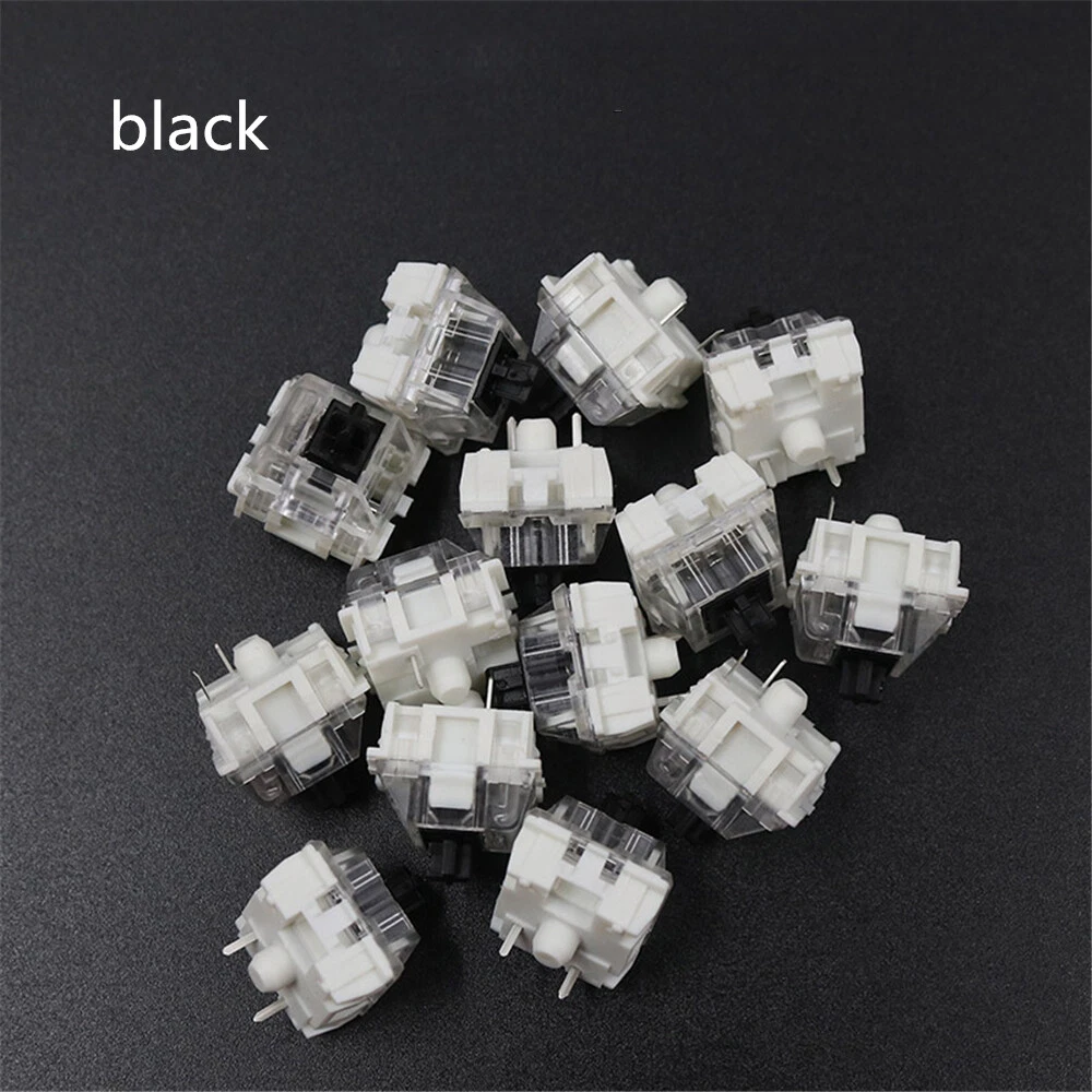 100pcs Black Blue Brown Red Mechanical Keyboard Switches for CIY SMD Sockets 100pcs Black Blue Brown Red Mechanical Keyboard Switches for CIY SMD Sockets