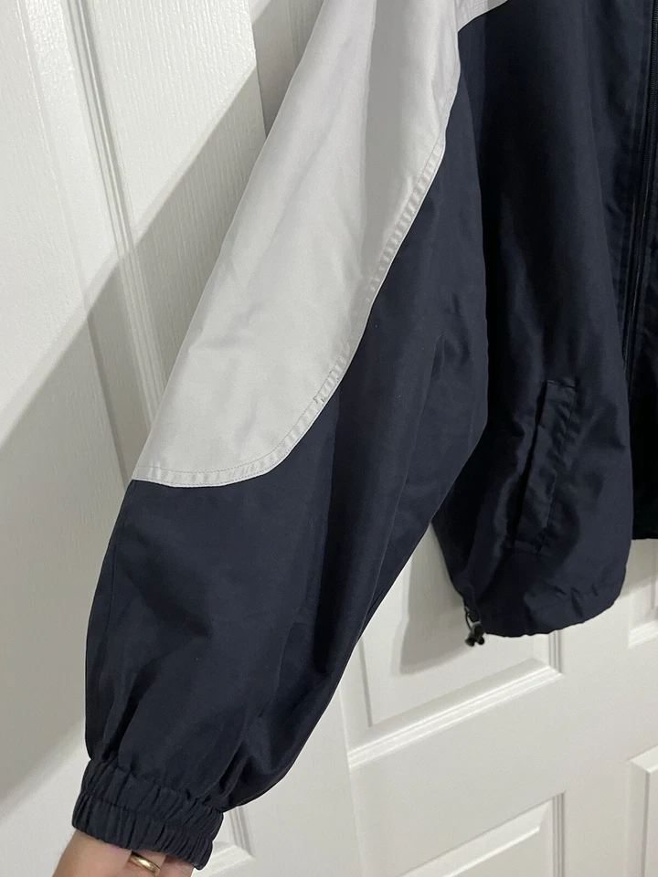 Chaqueta Champion Para Hombre XL Gris Track Wind Breaker Golf Cremallera Completa (0546-7) Foto 3 de 4