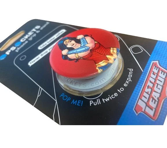 Official DC Phone Pop Socket Wonder Woman Super Hero For iPhone Samsung - Image 2 of 2