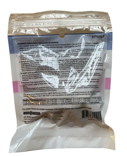 Reducing Male Adapter 1/2" x 3/4" MPT - Plumbite C77420LF - Picture 4 of 4