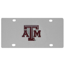 texas a m aggies college football steel car tag license plate