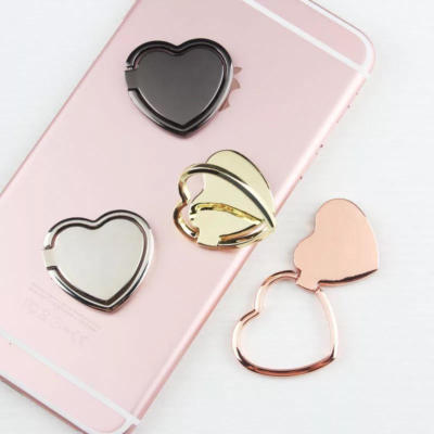 LiliDreamStore Cell Phone Tablet Heart Shape Finger Ring Stand Holder Grip-LOVE 