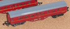 Lone Star 000/N gauge Treble-o-Electric Maroon Mainline Brake Coach as Photos
