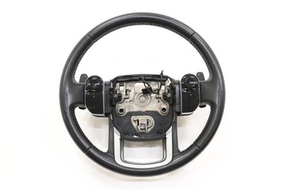 2018 - 2021 LAND ROVER VELAR LEATHER METAL STEERING WHEEL W/O HEATED OEM