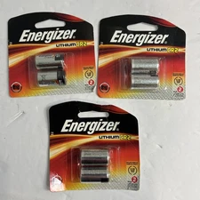 ENERGIZER CR2 3V LITHIUM PHOTO BATTERY 2-PACK - FACTORY SEALED -total 6 Battery