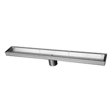 Naiture Brushed Stainless Steel 18 Tile-in Linear Shower Drain