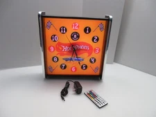 Hot Wheels LED light up Advertising wall clock Brand New