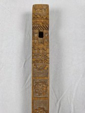 Vintage Carved Wooden Flute Good Condition