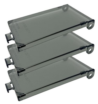 iMBAPrice DBVC Extra Duty Clear 1-Gang (Vertical) - Clear, 3-Pack 