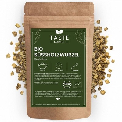 BIO Süßholzwurzel | GRÖSSENAUSWAHL | geschnitten & getrocknet | Tee