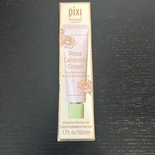 PIXI Skintreats Rose Ceramide Cream Rich Intensive Moisturizer 1.7 oz NIB 0174